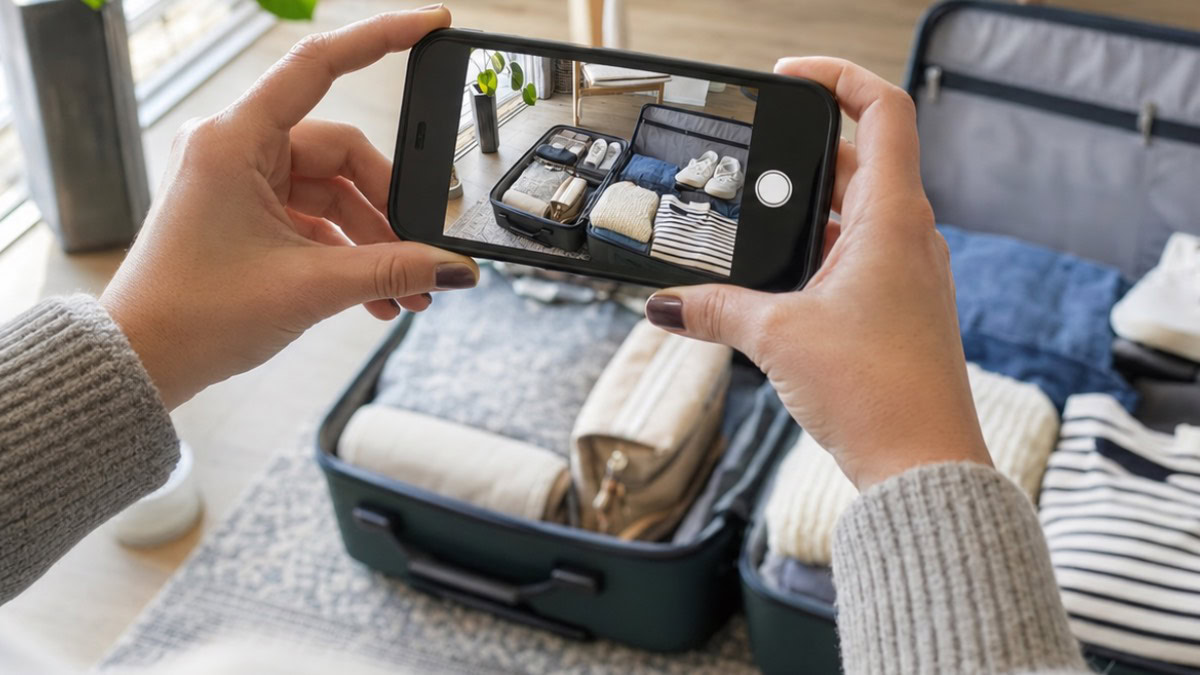 Foto koffer vakantie