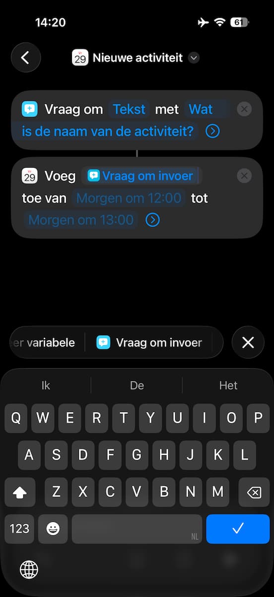 Instructiefoto: Naam activiteit
