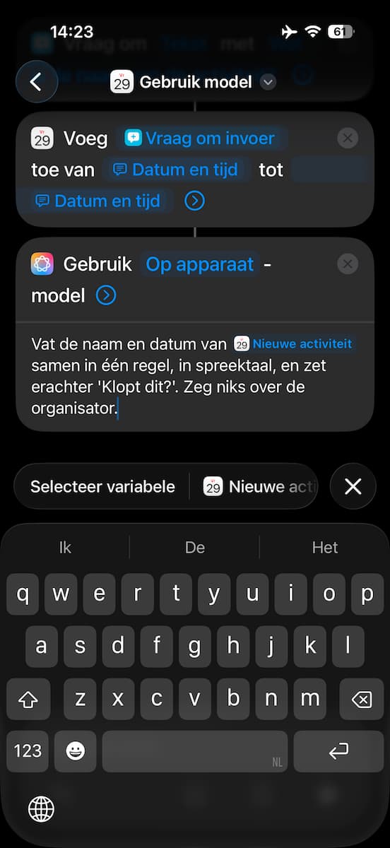 Instructiefoto: Bevestiging