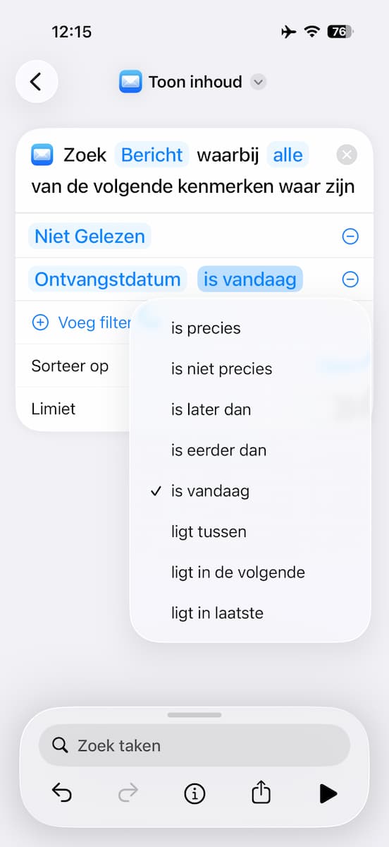 Instructiefoto: Van vandaag