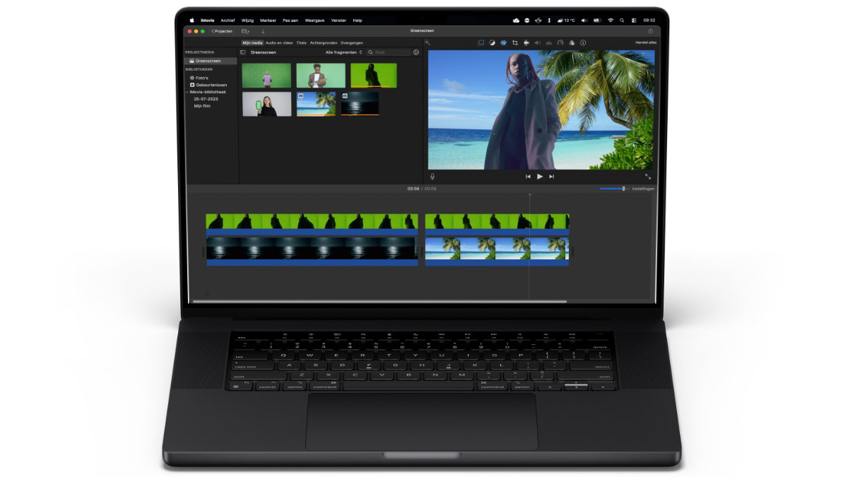 iMovie Greenscreen