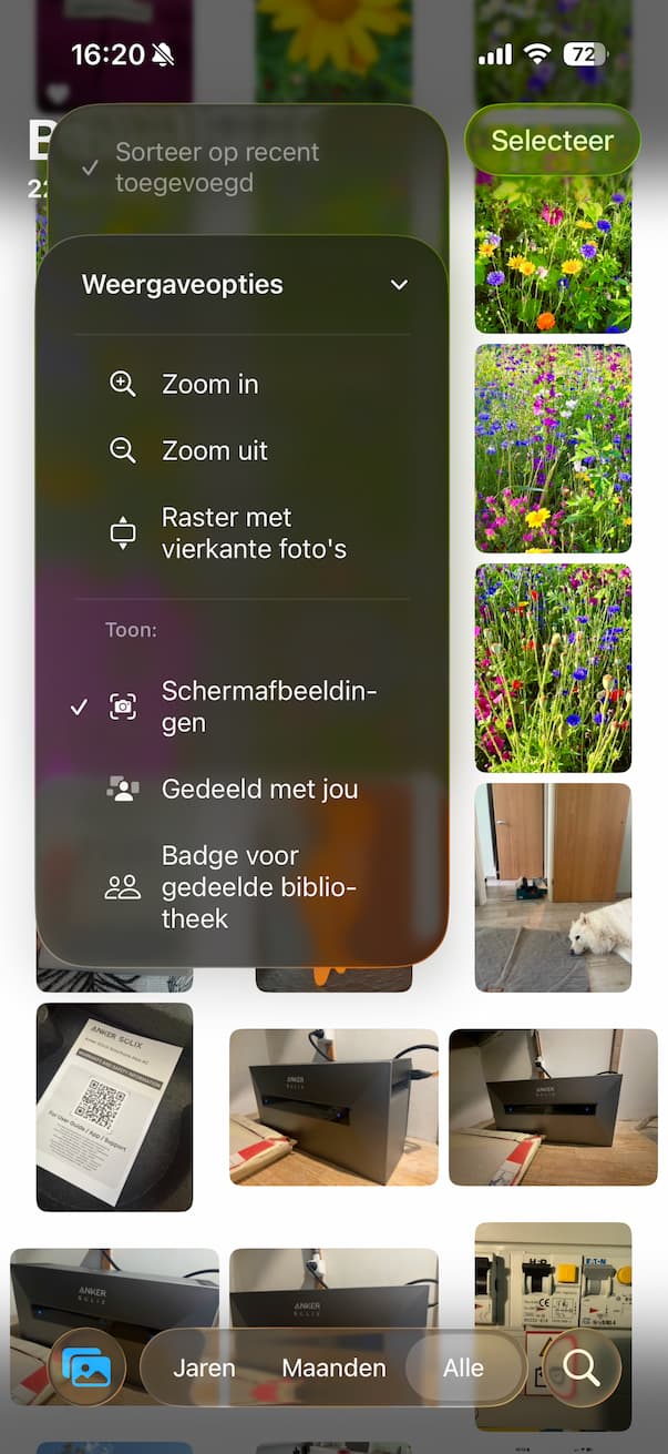 Raster in verhouding
