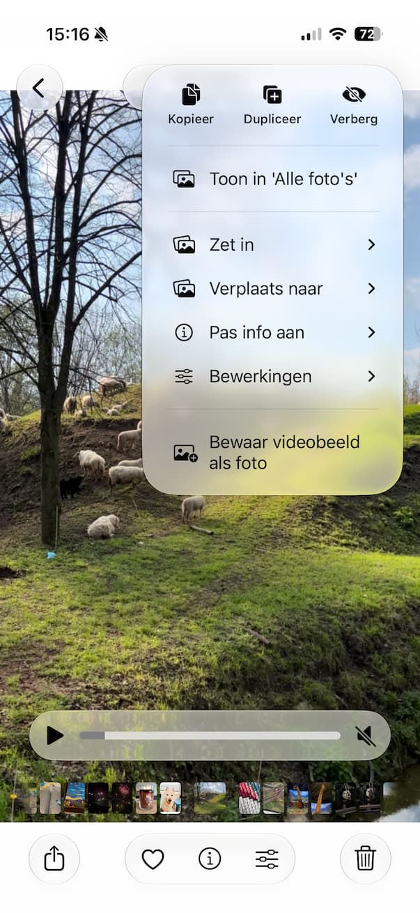 Sla videobeeld op als foto