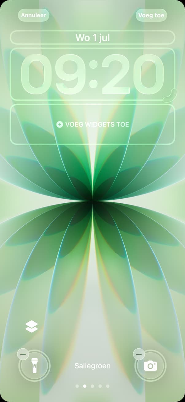 Stappenteller op thuisscherm iPhone