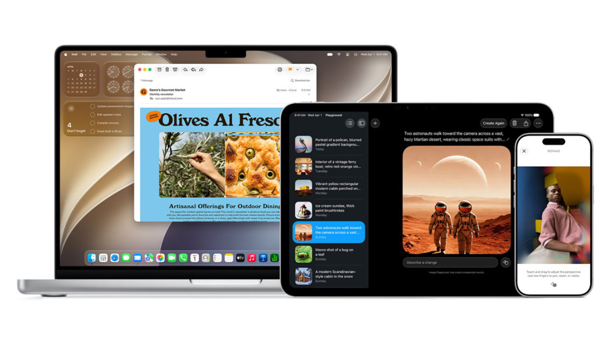Apple Intelligence apparaten