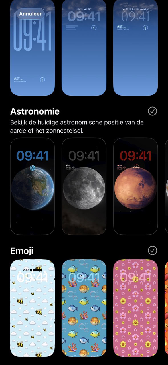 Instructiefoto: Astronomie