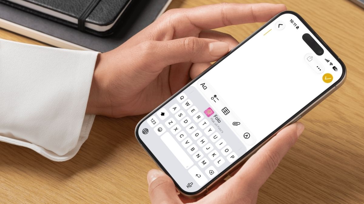iOS 27 plakken