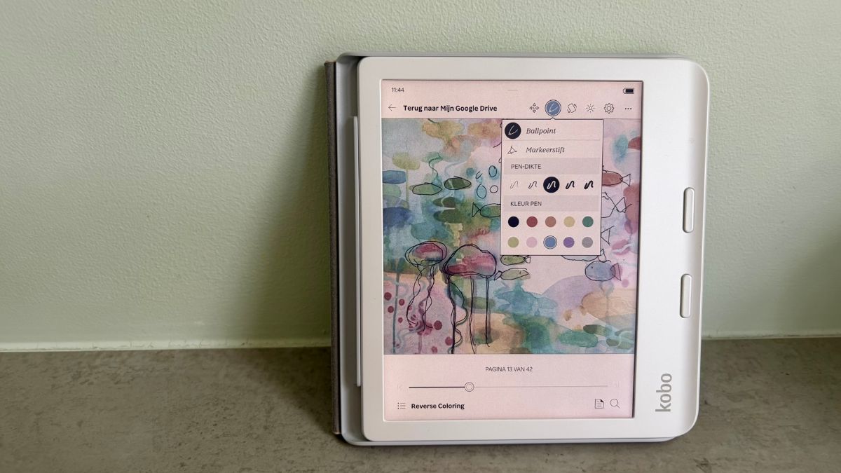 Kobo omgekeerd kleuren