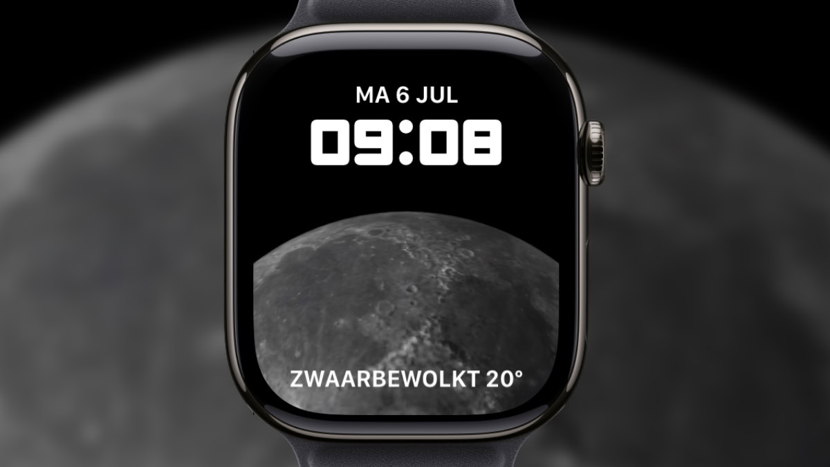 Maan wijzerplaat Apple Watch