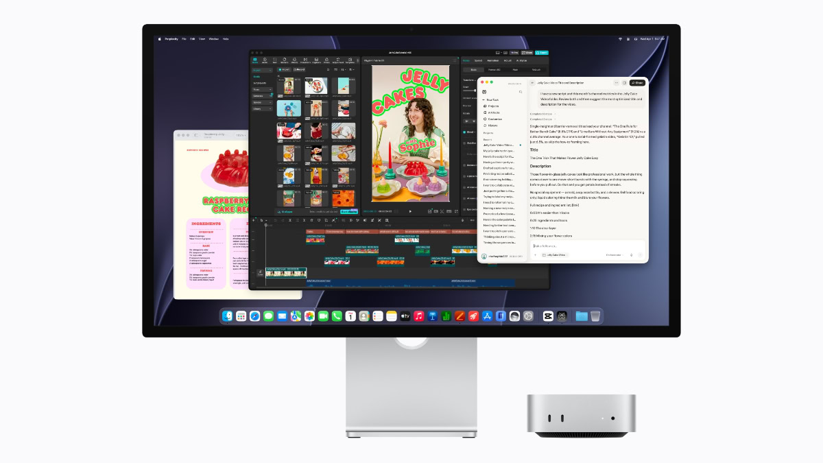 Display met Mac mini 2026 ernaast