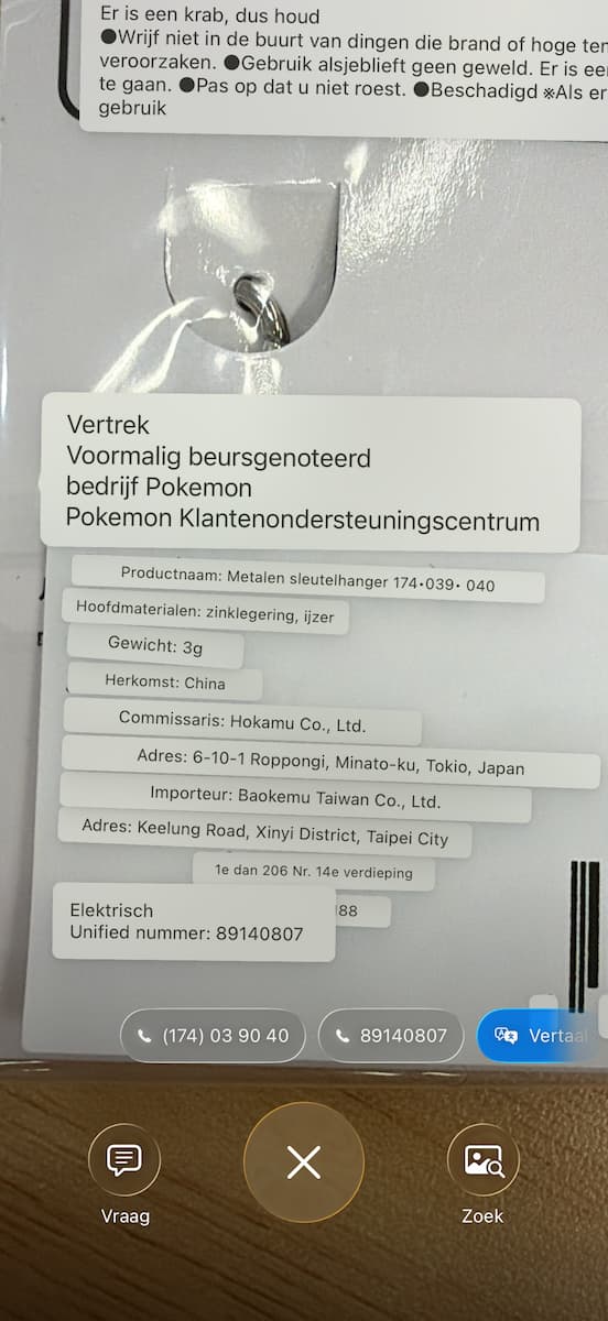 Instructiefoto: Vertaling