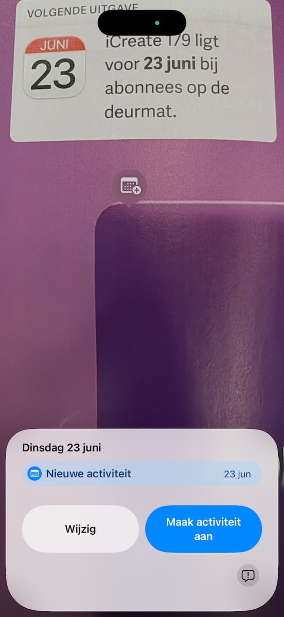 Instructiefoto: Zet in je agenda