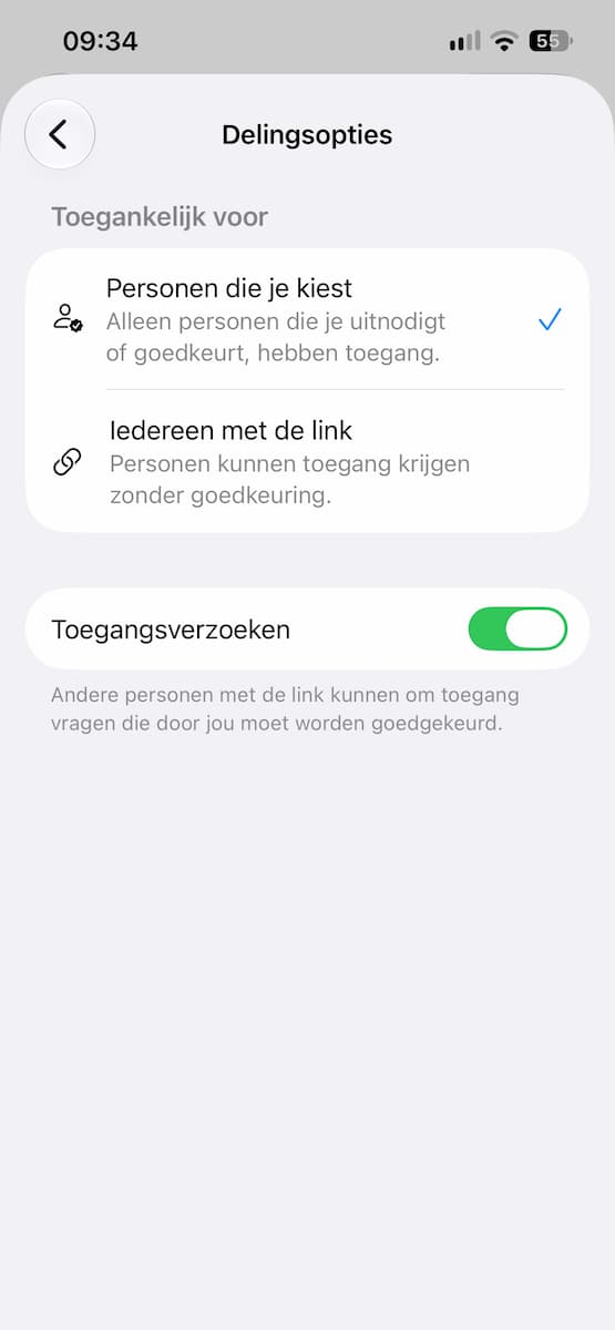 Instructiefoto: Wie heeft er toegang?