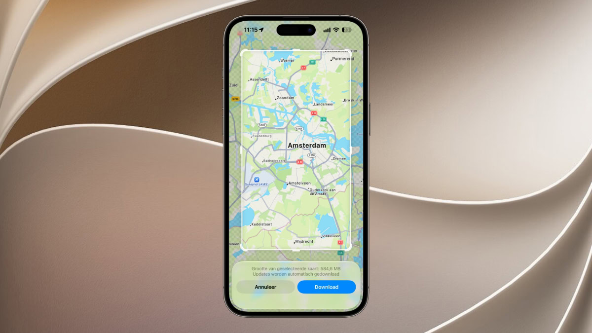 Offline kaarten in iOS 27
