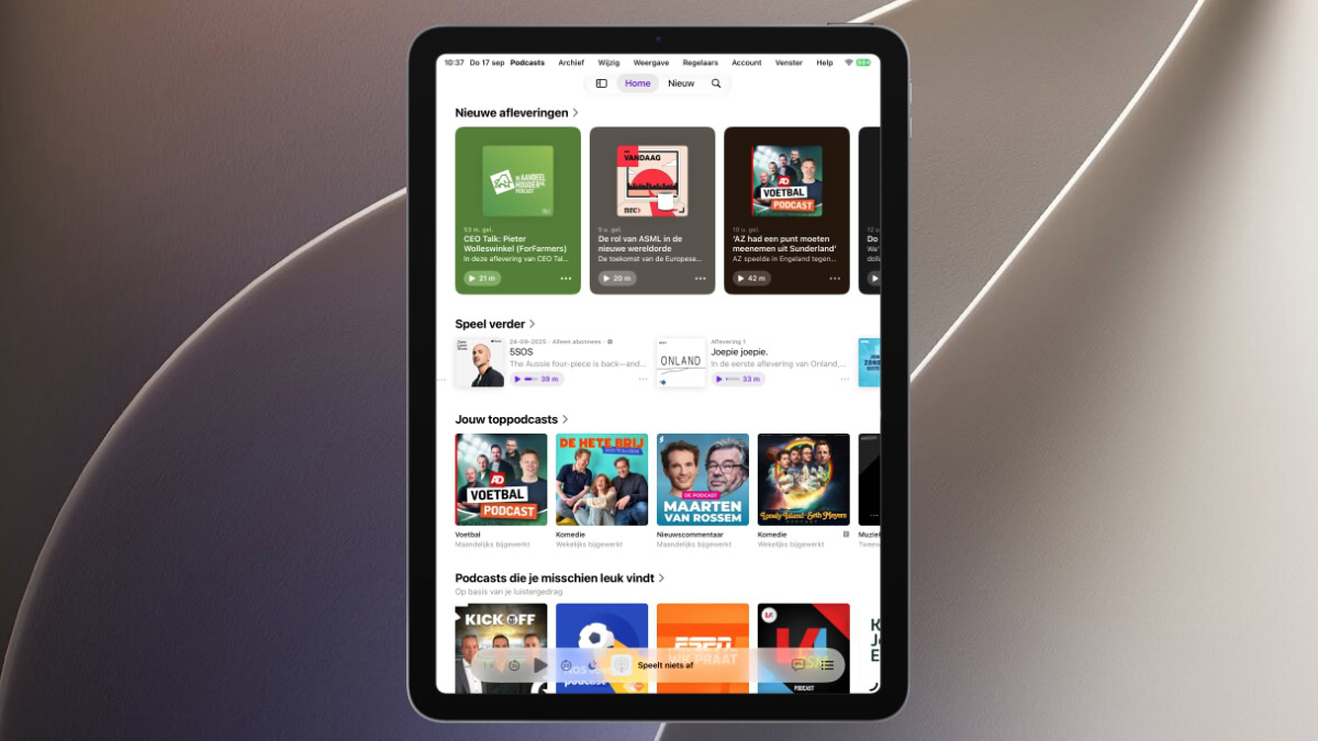 Podcasts in iOS 27.2