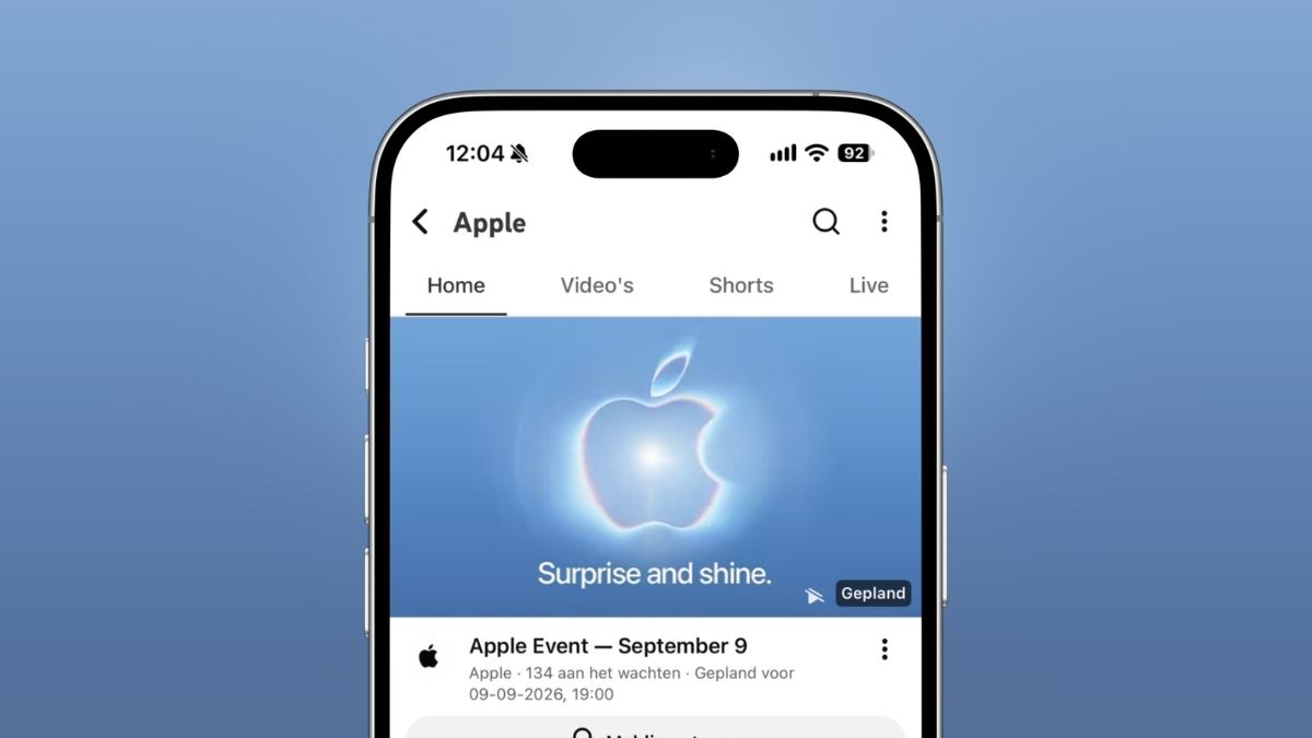 youtube apple event