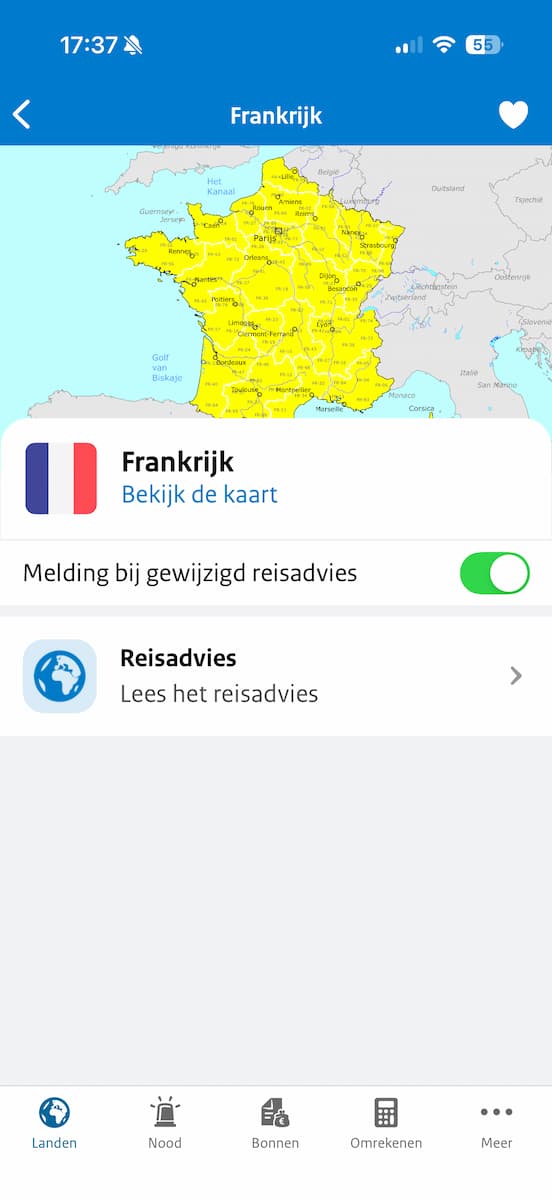 Instructiefoto: Volg een land