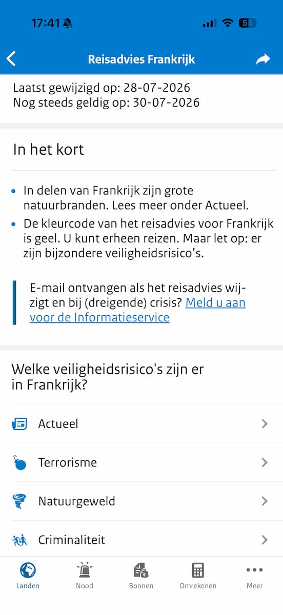 Instructiefoto: Reisadvies