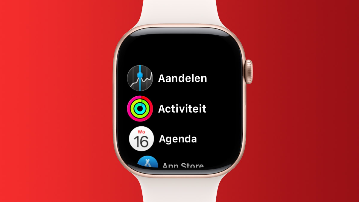 Lijst met apps in watchOS 26