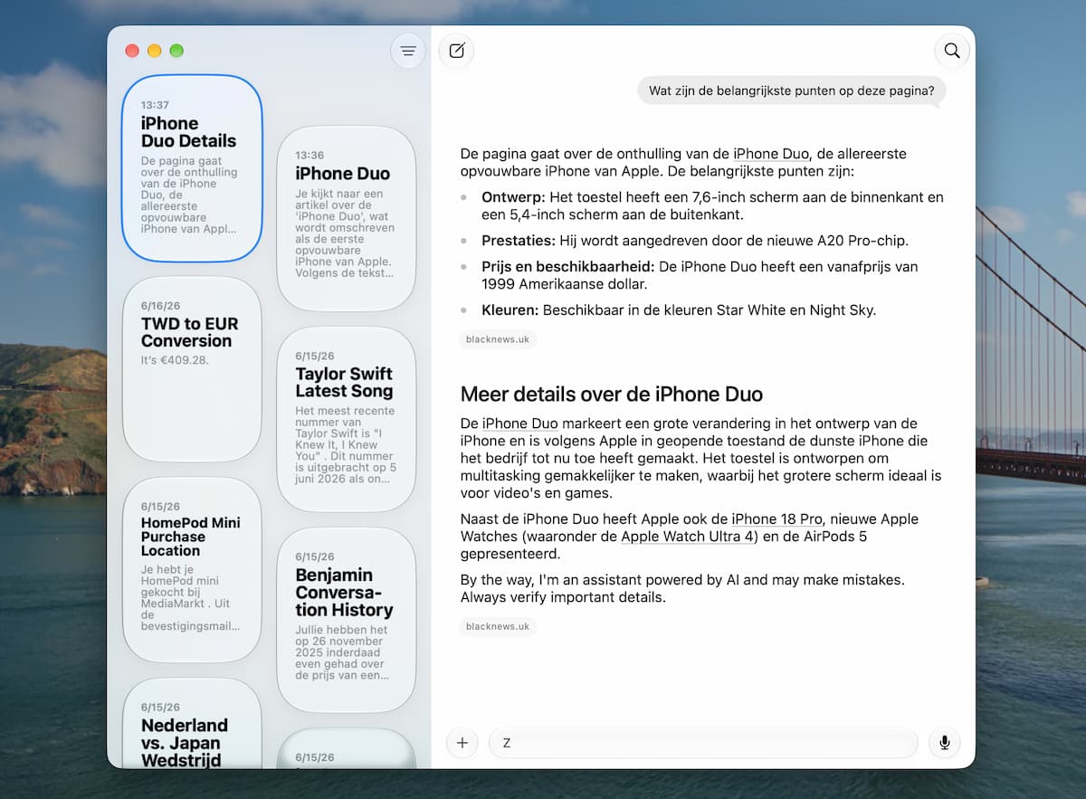 Instructiefoto: Een echte Siri-app