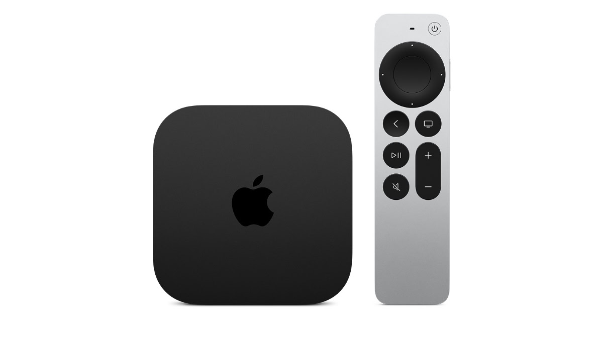 Apple TV 4K en Siri Remote naast elkaar