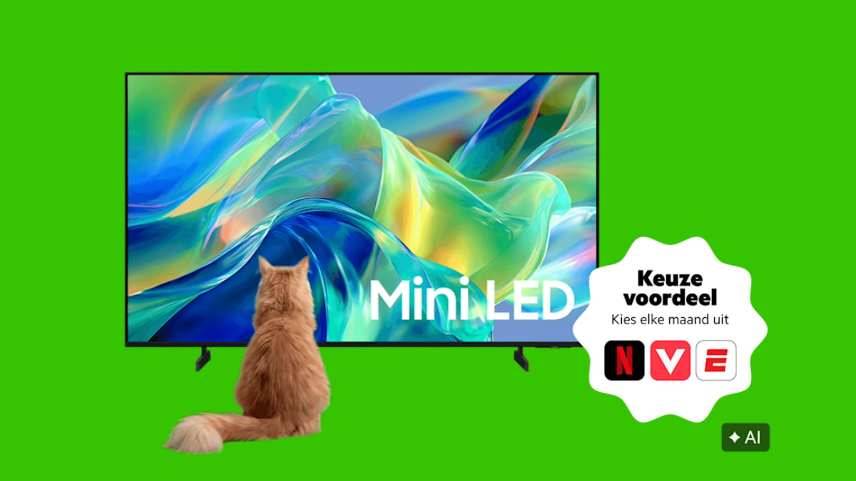 Reclame KPN voor gratis televisie