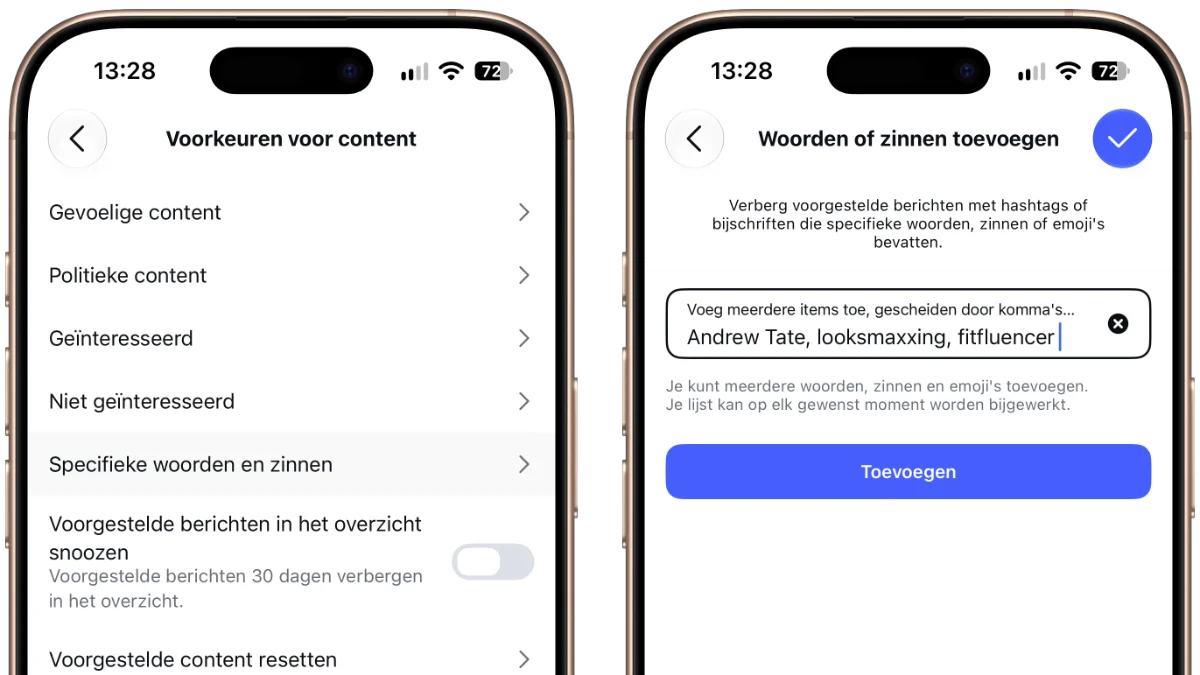 Instagram algoritme fix