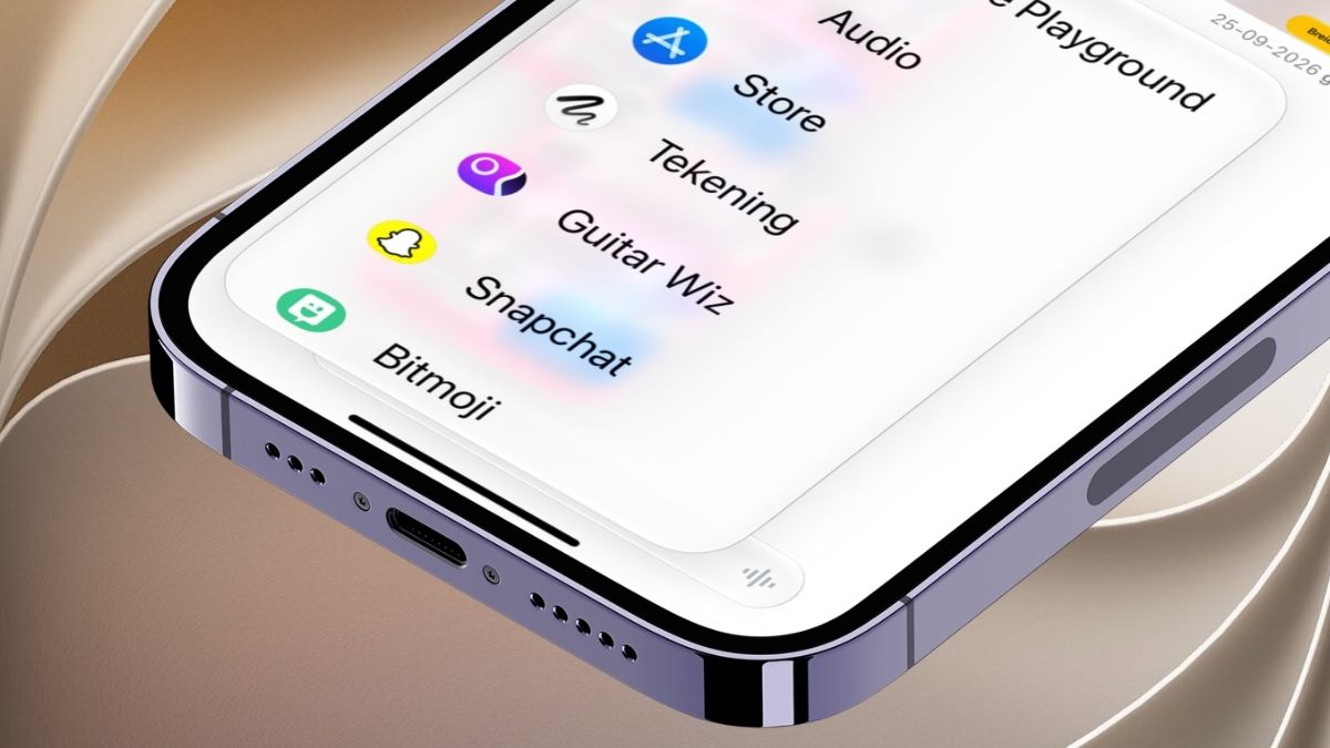 iPhone met nieuwe app in iOS 27