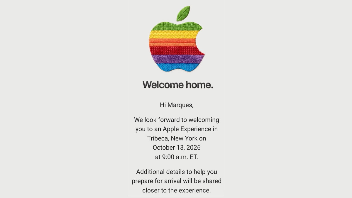 Uitnodiging Apple-event oktober 2026