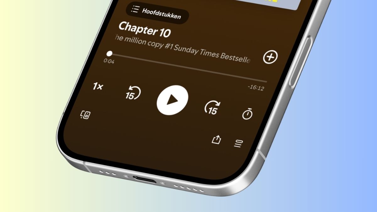 Luisterboek Spotify op iPhone